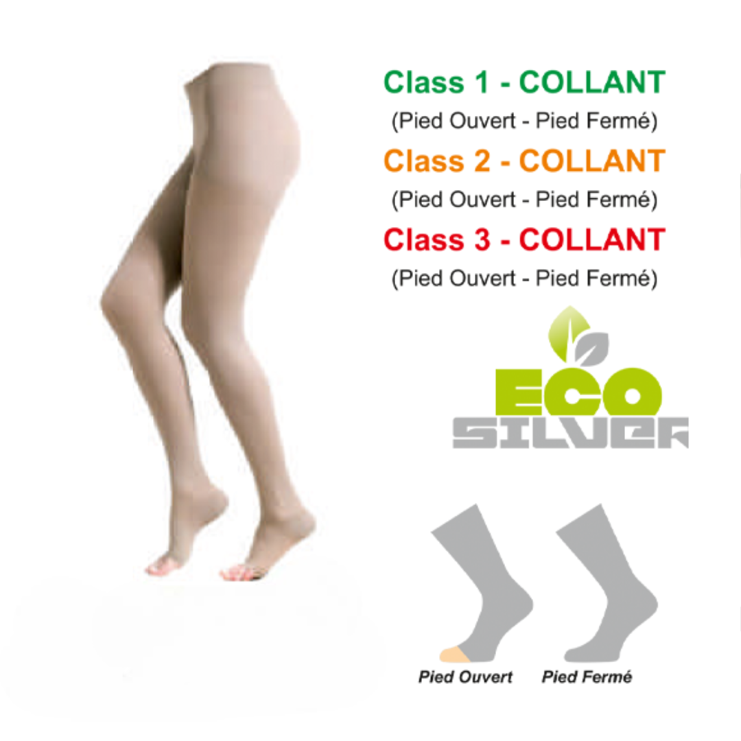 Bas de contention à usage medical (Collant)